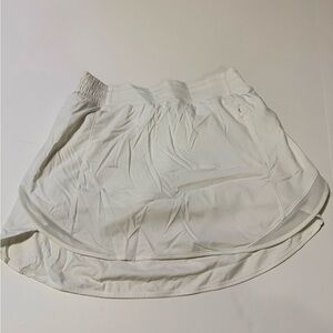 Lululemon Athletica Ivory hotty hot high rise Skirt